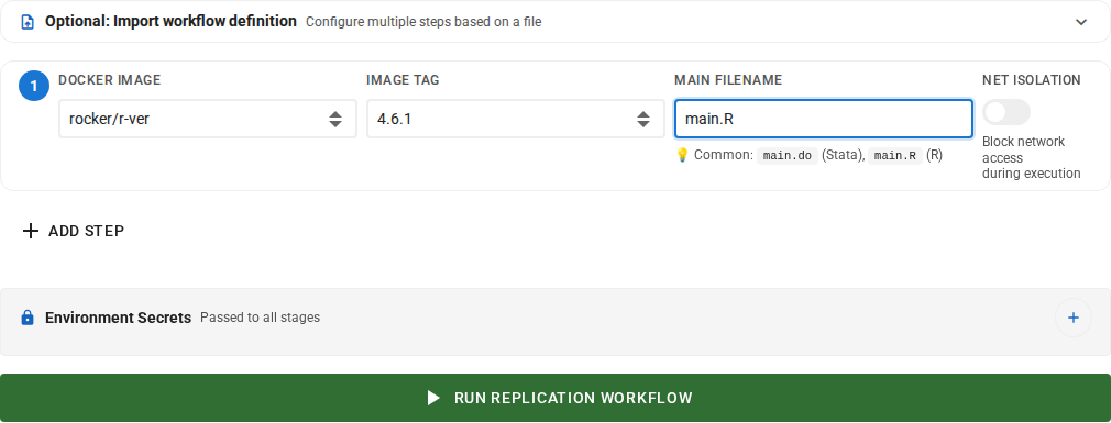 Upload page continued